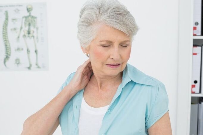 Osteocondrose cervical nunha muller de idade avanzada